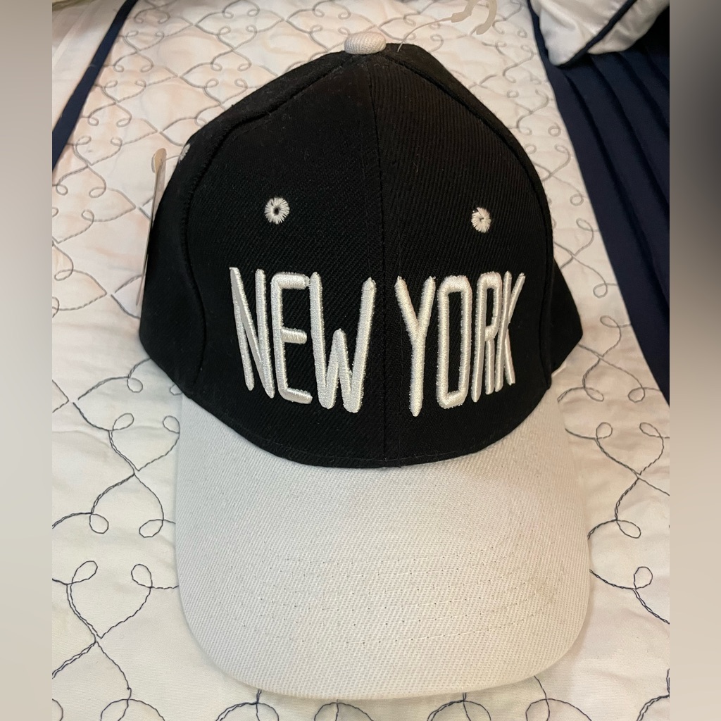 Black And White New York Cap Brand New With Tags